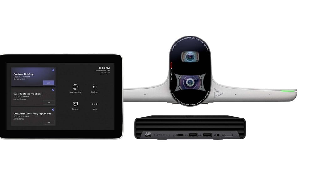 HP POLY POLY 7230-87720-101 sistema di conferenza 15 persona(e) Collegamento ethernet LAN Sistema di videoconferenza di gruppo - ATTREZZATURE PER CONFERENZE | TecnoCARE.net Sabaudia, Latina, Terracina, San Felice Circeo e Pontinia