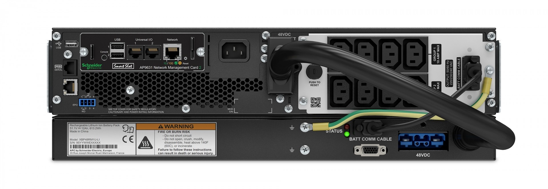 APC BY SCHNEIDER ELECTRIC APC SRTL1500RMXLI-NC gruppo di continuità (UPS) Doppia conversione (online) 1500 VA 1350 W 8 presa(e) AC - BATTERIE E ALIMENTATORI | TecnoCARE.net Sabaudia, Latina, Terracina, San Felice Circeo e Pontinia
