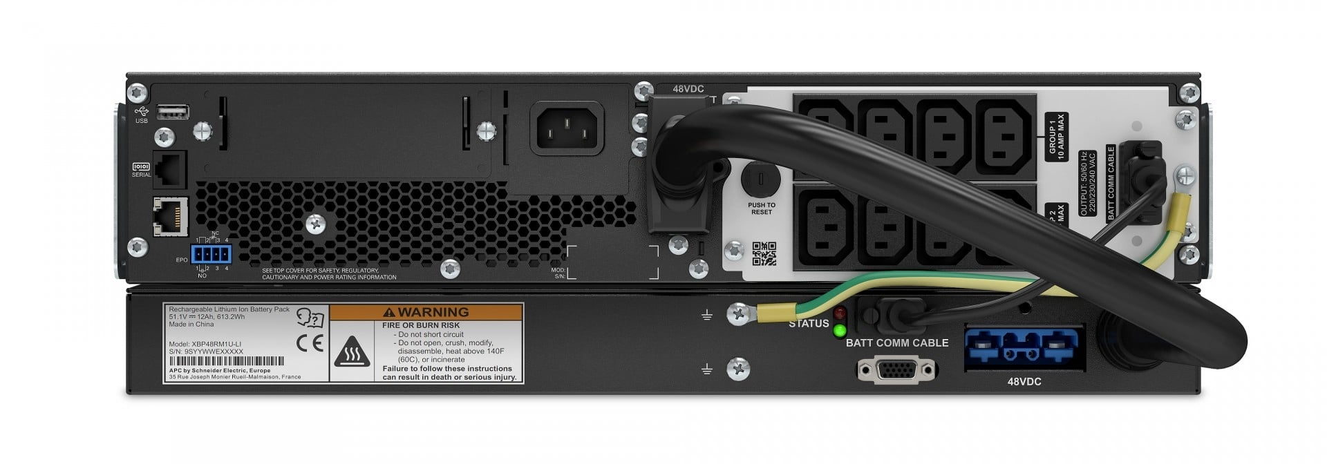 APC BY SCHNEIDER ELECTRIC APC SRTL1000RMXLI gruppo di continuità (UPS) Doppia conversione (online) 1 kVA 900 W 8 presa(e) AC - BATTERIE E ALIMENTATORI | TecnoCARE.net Sabaudia, Latina, Terracina, San Felice Circeo e Pontinia