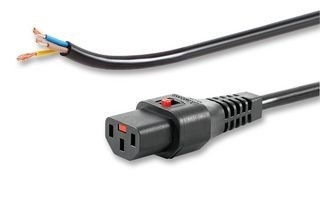 IEC LOCK Cavo di alimentazione OPEN/IEC C13 femmina dritto 2m nero con blocco IEC LOCK - CAVI PER COMPUTER E PERIFERICHE | TecnoCARE.net Sabaudia, Latina, Terracina, San Felice Circeo e Pontinia