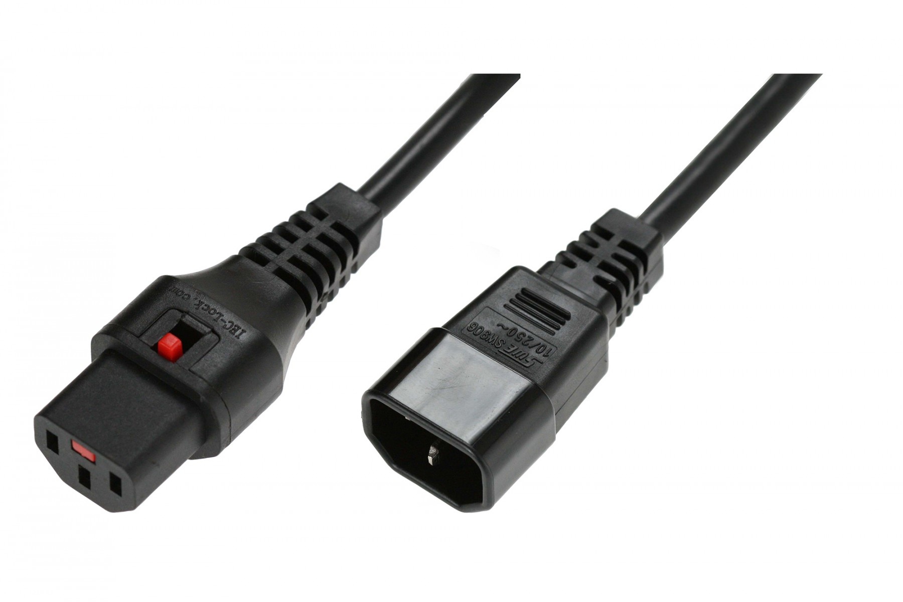 IEC LOCK Cavo di alimentazione IEC C14/IEC C13 dritto M/F 5m nero con blocco IEC LOCK - CAVI PER COMPUTER E PERIFERICHE | TecnoCARE.net Sabaudia, Latina, Terracina, San Felice Circeo e Pontinia