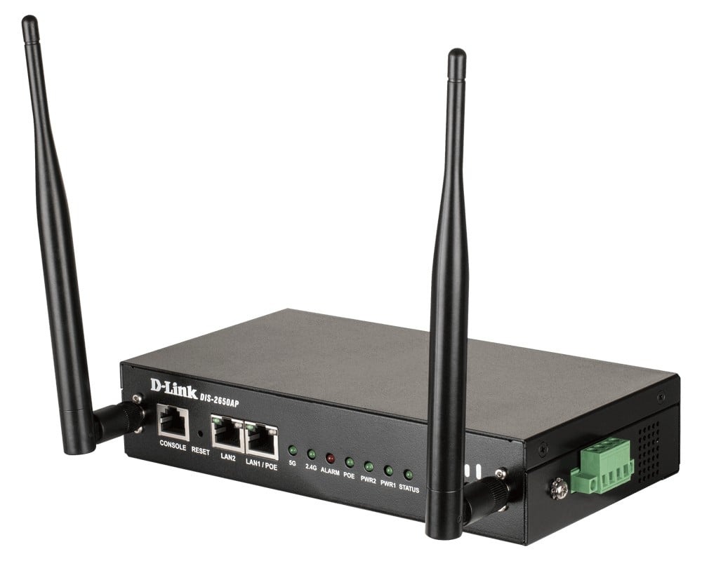 D-LINK D-Link DIS-2650AP punto accesso WLAN 1200 Mbit/s Nero Supporto Power over Ethernet (PoE) - RETI | TecnoCARE.net Sabaudia, Latina, Terracina, San Felice Circeo e Pontinia