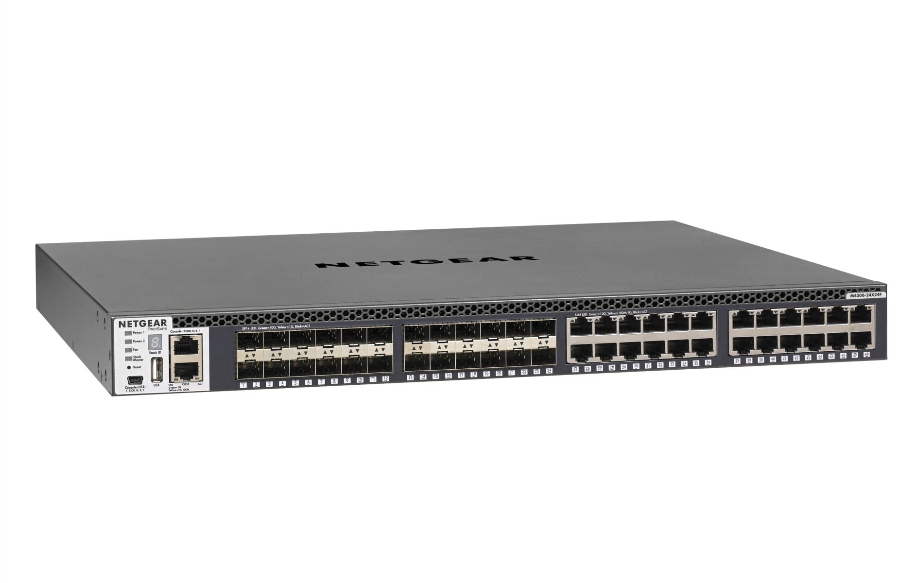 NETGEAR NETGEAR M4300-24X24F Gestito L2/L3/L4 10G Ethernet (100/1000/10000) 1U Nero - RETI | TecnoCARE.net Sabaudia, Latina, Terracina, San Felice Circeo e Pontinia