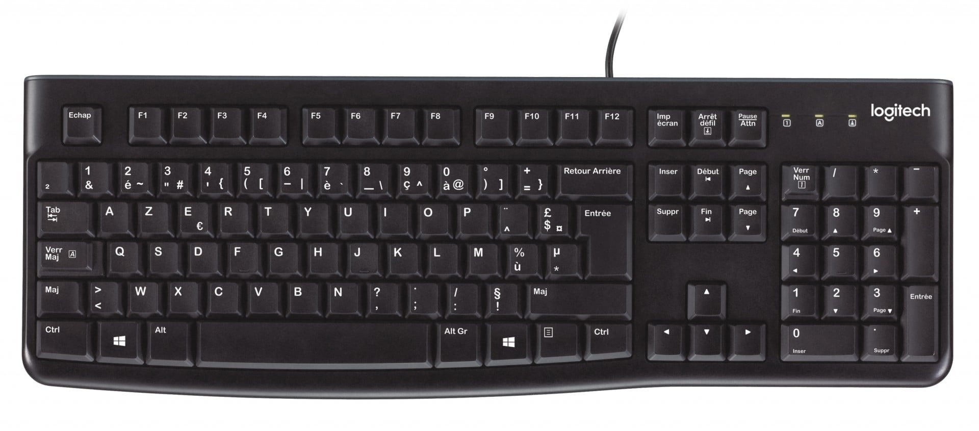 LOGITECH Logitech Keyboard K120 for Business tastiera Ufficio USB AZERTY Belga Nero - TASTIERE E CONTROLLER | TecnoCARE.net Sabaudia, Latina, Terracina, San Felice Circeo e Pontinia