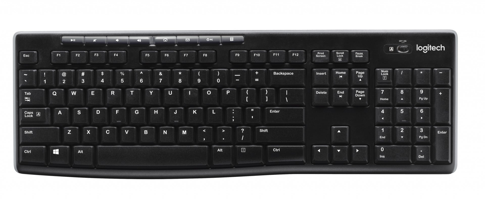 LOGITECH Logitech 920-003736 tastiera Universale RF Wireless QWERTY Olandese Nero - TASTIERE E CONTROLLER | TecnoCARE.net Sabaudia, Latina, Terracina, San Felice Circeo e Pontinia