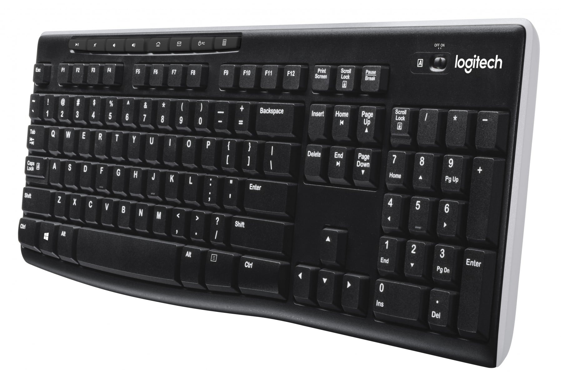 LOGITECH Logitech 920-003736 tastiera Universale RF Wireless QWERTY Olandese Nero - TASTIERE E CONTROLLER | TecnoCARE.net Sabaudia, Latina, Terracina, San Felice Circeo e Pontinia
