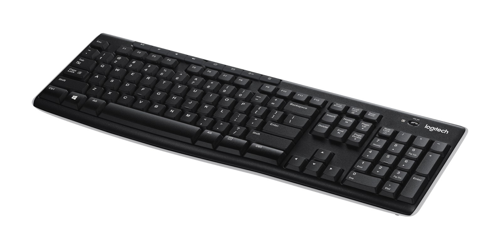 LOGITECH Logitech K270 tastiera Universale RF Wireless QWERTY Inglese UK Nero - TASTIERE E CONTROLLER | TecnoCARE.net Sabaudia, Latina, Terracina, San Felice Circeo e Pontinia