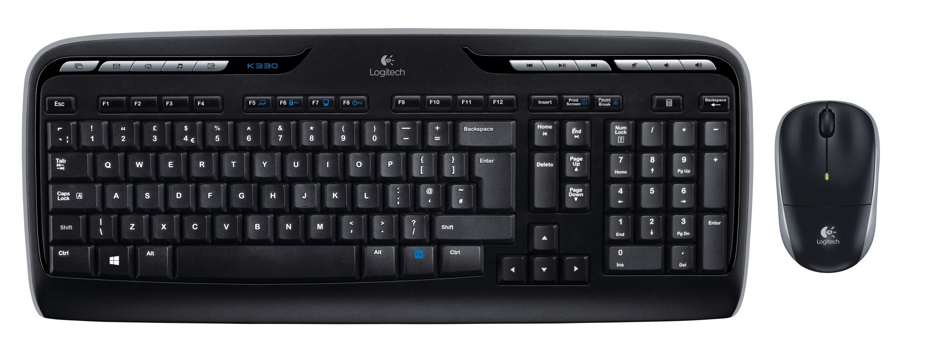 LOGITECH Logitech Wireless Combo MK330 tastiera Mouse incluso Ufficio USB QWERTY US International Nero - TASTIERE E CONTROLLER | TecnoCARE.net Sabaudia, Latina, Terracina, San Felice Circeo e Pontinia