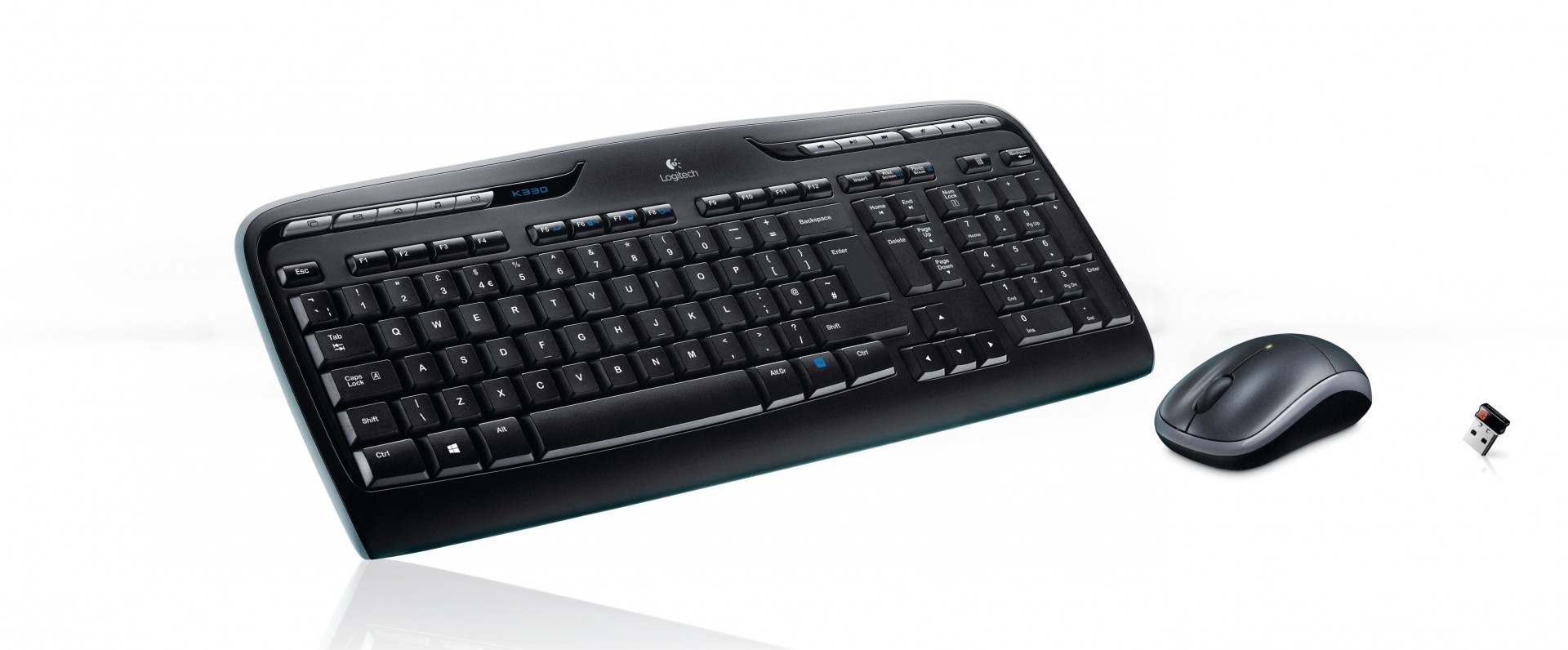 LOGITECH Logitech Wireless Combo MK330 tastiera Mouse incluso Ufficio USB QWERTY US International Nero - TASTIERE E CONTROLLER | TecnoCARE.net Sabaudia, Latina, Terracina, San Felice Circeo e Pontinia