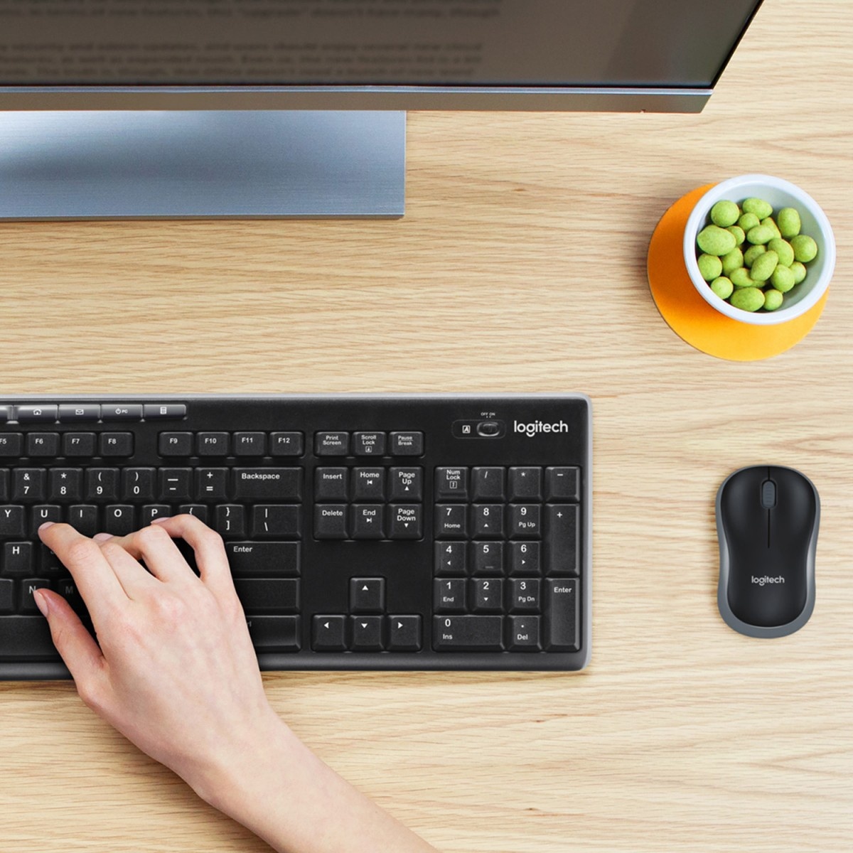 LOGITECH Logitech 920-004509 tastiera Mouse incluso Casa RF Wireless QWERTY Olandese Nero - TASTIERE E CONTROLLER | TecnoCARE.net Sabaudia, Latina, Terracina, San Felice Circeo e Pontinia