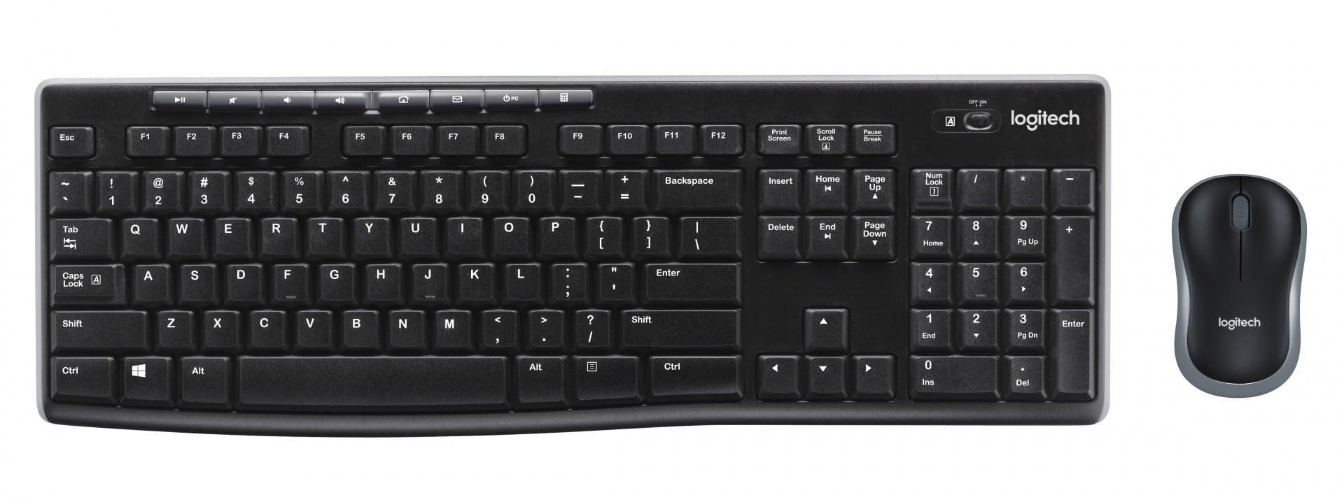 LOGITECH Logitech 920-004511 tastiera Mouse incluso Casa RF Wireless QWERTZ Tedesco Nero - TASTIERE E CONTROLLER | TecnoCARE.net Sabaudia, Latina, Terracina, San Felice Circeo e Pontinia