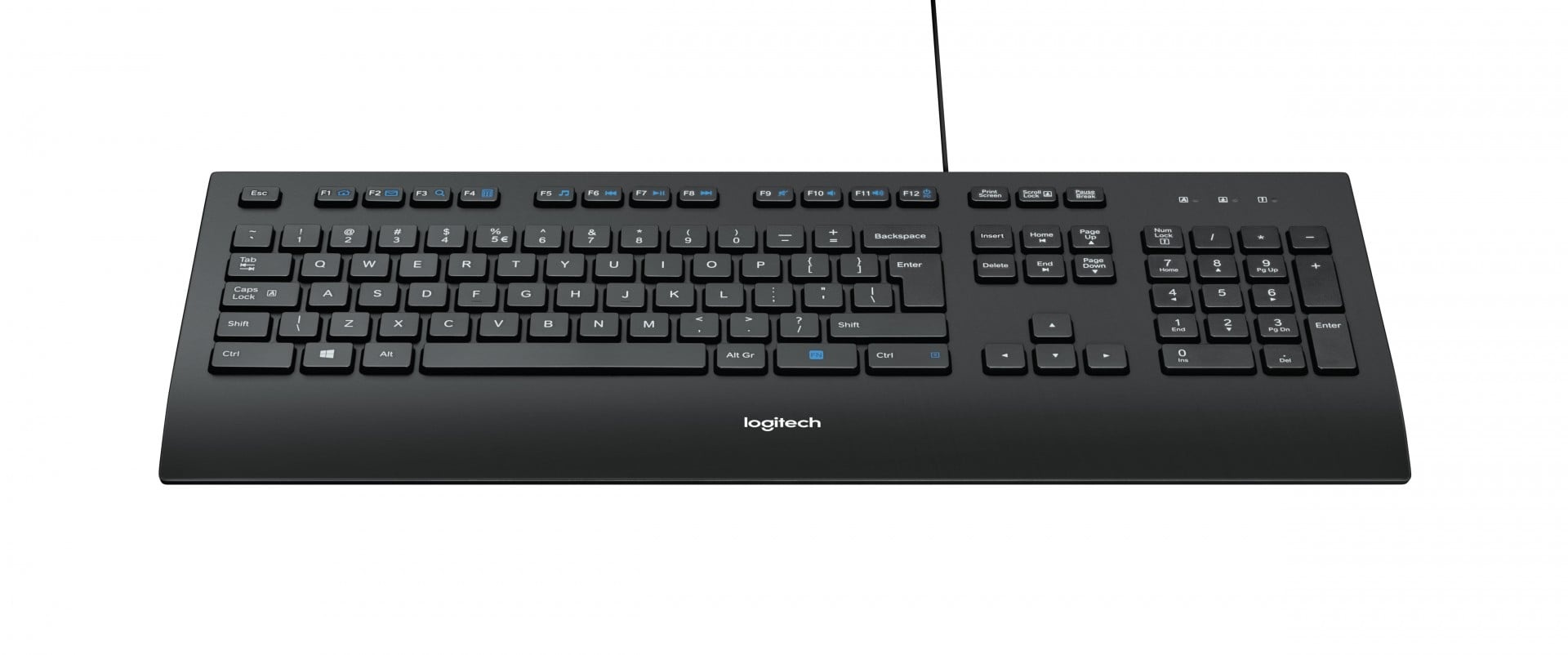 LOGITECH Logitech K280E Pro f/ Business tastiera Ufficio USB QWERTY US International Nero - TASTIERE E CONTROLLER | TecnoCARE.net Sabaudia, Latina, Terracina, San Felice Circeo e Pontinia