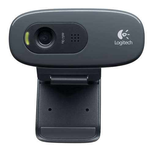 LOGITECH LOGITECH WEBCAM HD C270 USB 1MPX 1280X720  FLUID CRYSTAL MICROFONO INCORPORATO CLIP FISSAGGIO RILEVA - WEB CAM | TecnoCARE.net Sabaudia, Latina, Terracina, San Felice Circeo e Pontinia