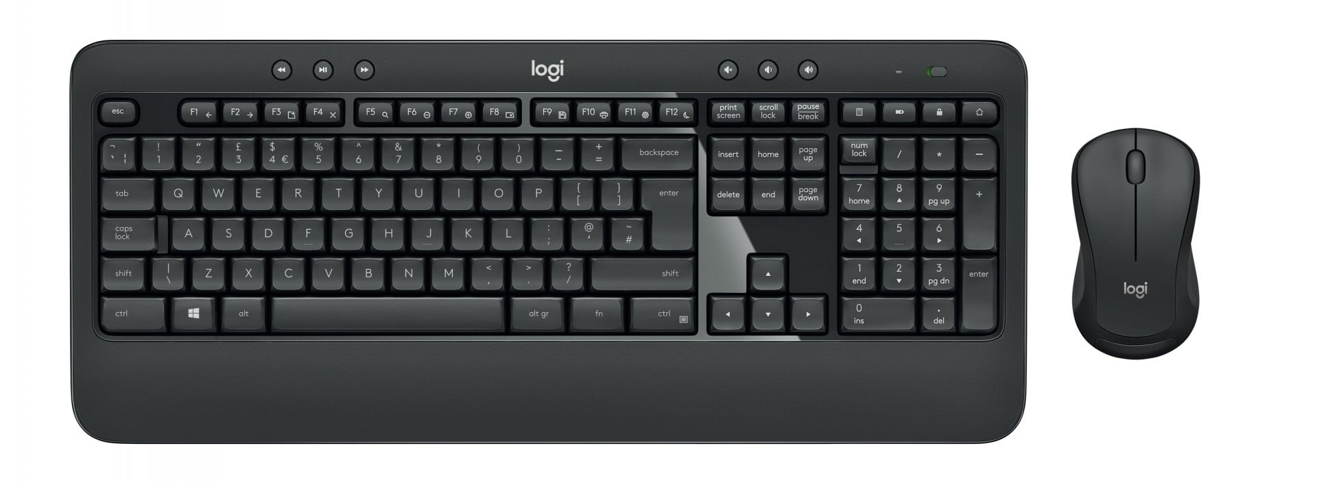LOGITECH Logitech 920-008675 tastiera Mouse incluso Universale RF Wireless QWERTZ Tedesco Nero - TASTIERE E CONTROLLER | TecnoCARE.net Sabaudia, Latina, Terracina, San Felice Circeo e Pontinia