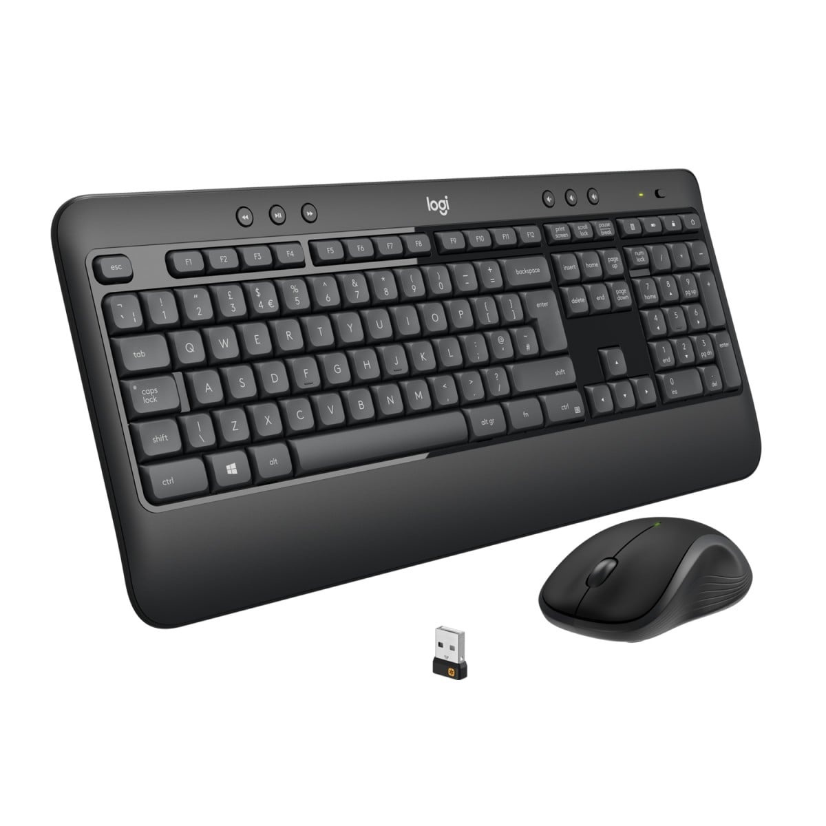 LOGITECH Logitech 920-008685 tastiera Mouse incluso Universale RF Wireless QWERTY US International Nero - TASTIERE E CONTROLLER | TecnoCARE.net Sabaudia, Latina, Terracina, San Felice Circeo e Pontinia