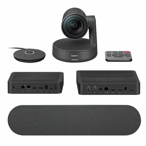 LOGITECH Logitech Rally Plus sistema di conferenza 10 persona(e) Collegamento ethernet LAN Sistema di videoconferenza di gruppo - ATTREZZATURE PER CONFERENZE | TecnoCARE.net Sabaudia, Latina, Terracina, San Felice Circeo e Pontinia