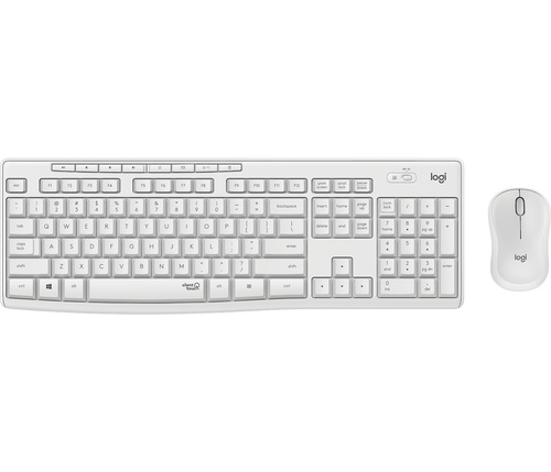 LOGITECH LOGITECH BUNDLE TASTIERA WIRELESS+MOUSE DESKTOP MK295 SILENT COMBO, USB, LAYOUT ITA, COLORE BIANCO - TASTIERE | TecnoCARE.net Sabaudia, Latina, Terracina, San Felice Circeo e Pontinia