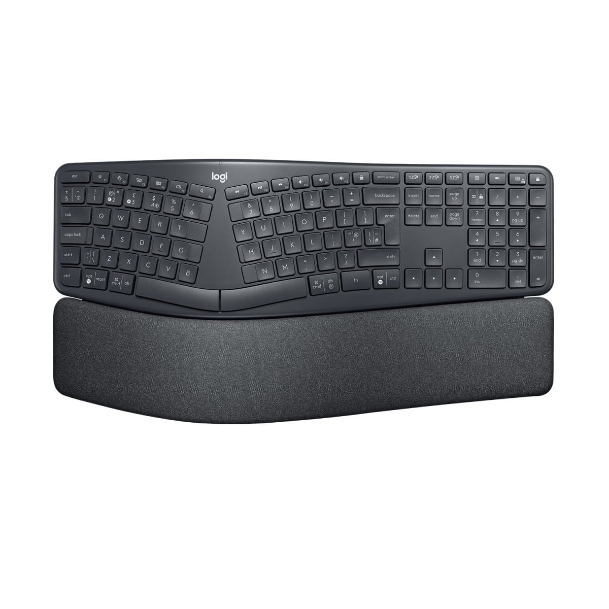 LOGITECH Logitech ERGO K860 tastiera Ufficio RF senza fili + Bluetooth QWERTY US International Grafite - TASTIERE E CONTROLLER | TecnoCARE.net Sabaudia, Latina, Terracina, San Felice Circeo e Pontinia