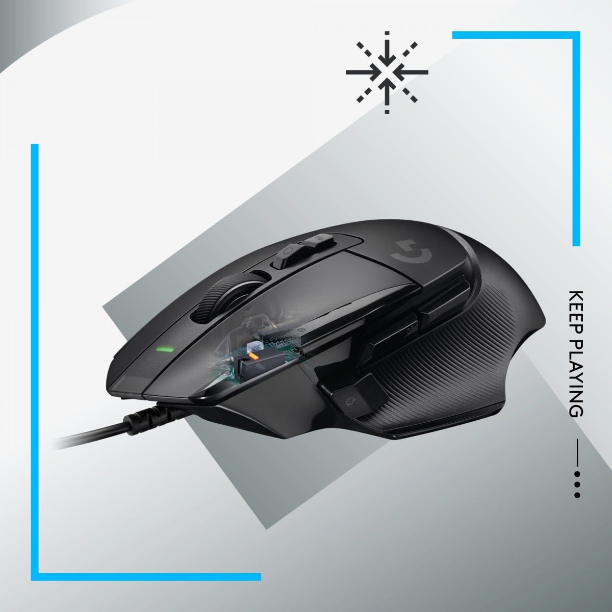 LOGITECH Logitech G 910-006138 mouse Gaming Mano destra USB tipo A Ottico 25600 DPI - TASTIERE E CONTROLLER | TecnoCARE.net Sabaudia, Latina, Terracina, San Felice Circeo e Pontinia