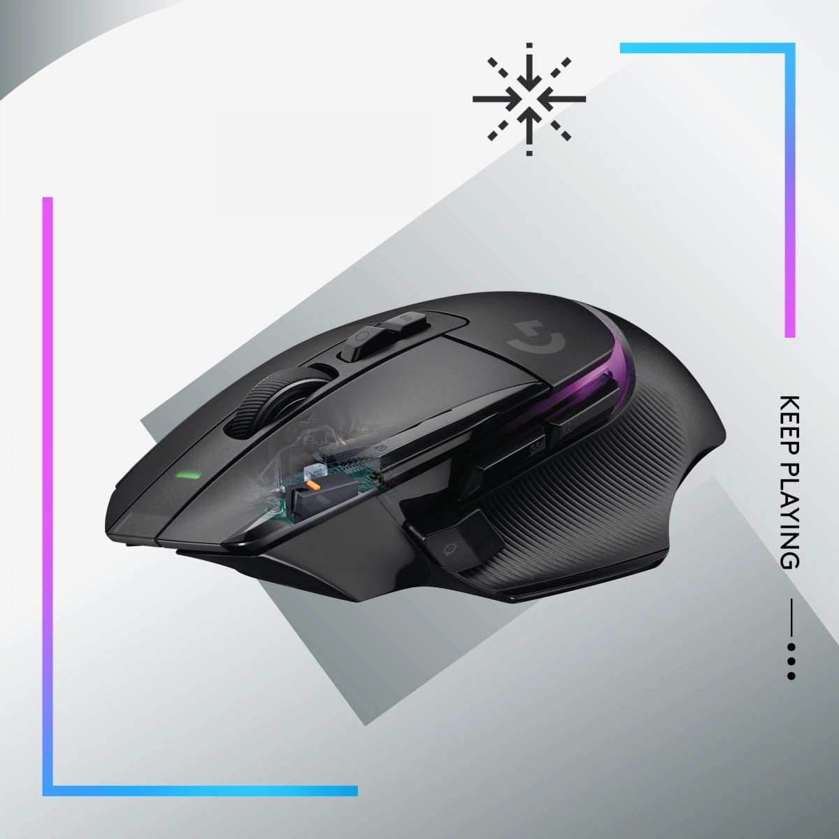 LOGITECH Logitech G 910-006162 mouse Gaming Mano destra RF Wireless Ottico 25600 DPI - TASTIERE E CONTROLLER | TecnoCARE.net Sabaudia, Latina, Terracina, San Felice Circeo e Pontinia