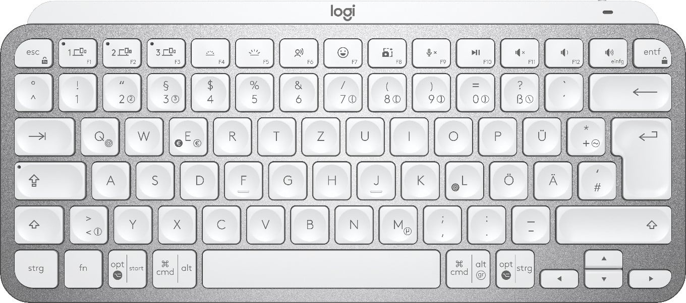 LOGITECH Logitech 920-010480 tastiera Ufficio RF senza fili + Bluetooth QWERTZ Tedesco Grigio - TASTIERE E CONTROLLER | TecnoCARE.net Sabaudia, Latina, Terracina, San Felice Circeo e Pontinia