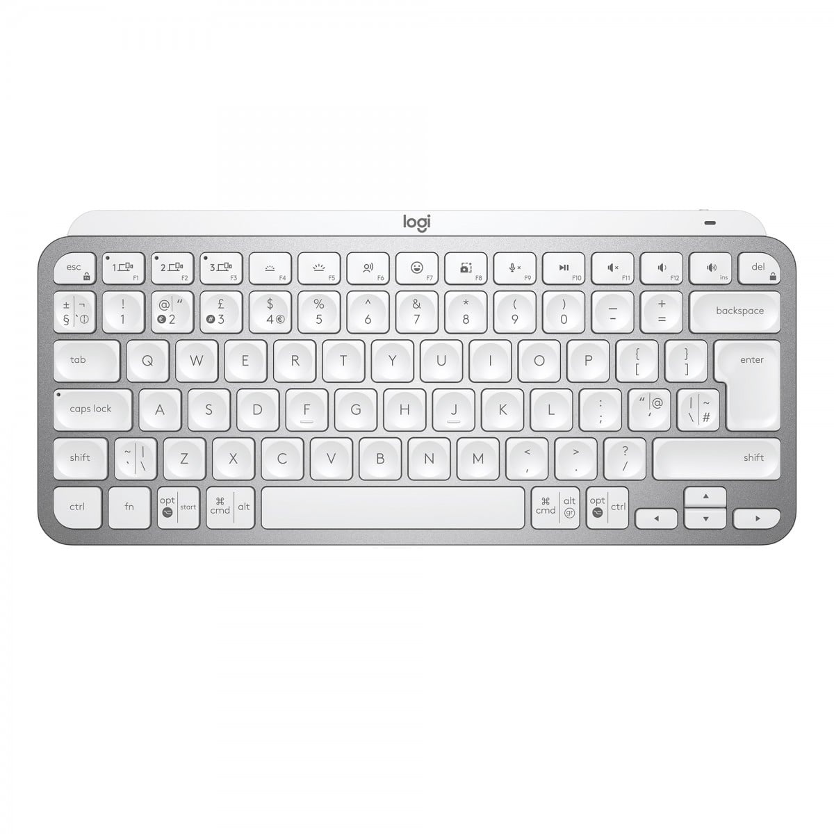 LOGITECH Logitech Master MX Keys Mini tastiera Ufficio RF senza fili + Bluetooth QWERTY Inglese Grigio - TASTIERE E CONTROLLER | TecnoCARE.net Sabaudia, Latina, Terracina, San Felice Circeo e Pontinia