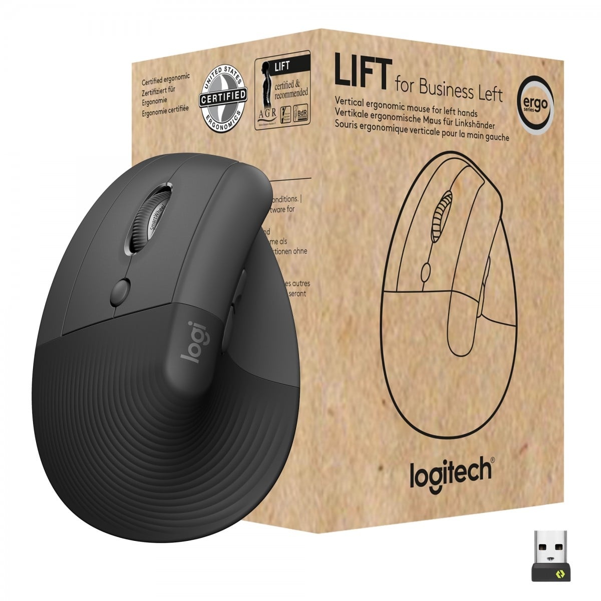 LOGITECH Logitech 910-006495 mouse Ufficio Mancino RF senza fili + Bluetooth Ottico 4000 DPI - TASTIERE E CONTROLLER | TecnoCARE.net Sabaudia, Latina, Terracina, San Felice Circeo e Pontinia