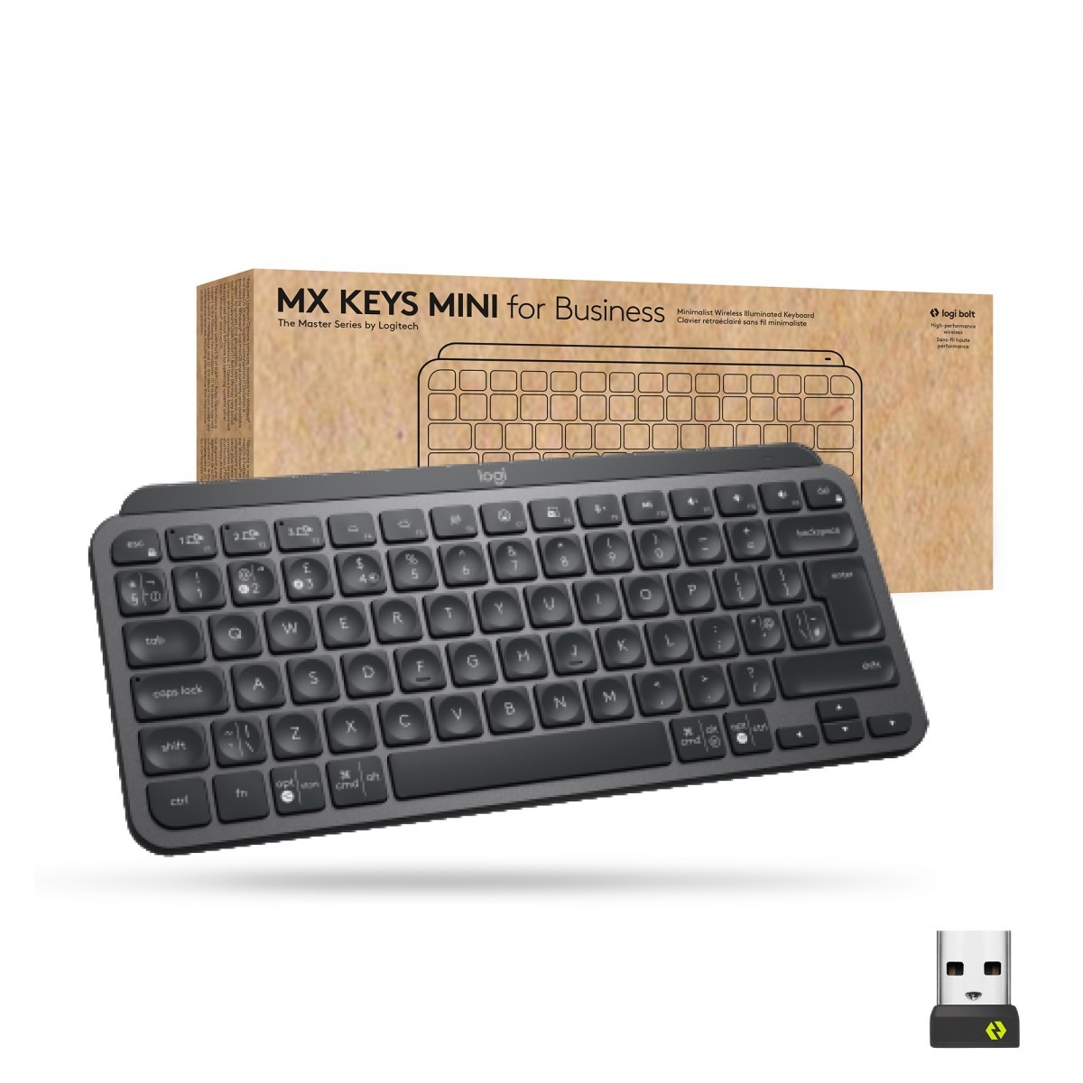 LOGITECH Logitech MX Keys Mini For Business tastiera Ufficio RF senza fili + Bluetooth QWERTZ Svizzere Grafite - TASTIERE E CONTROLLER | TecnoCARE.net Sabaudia, Latina, Terracina, San Felice Circeo e Pontinia