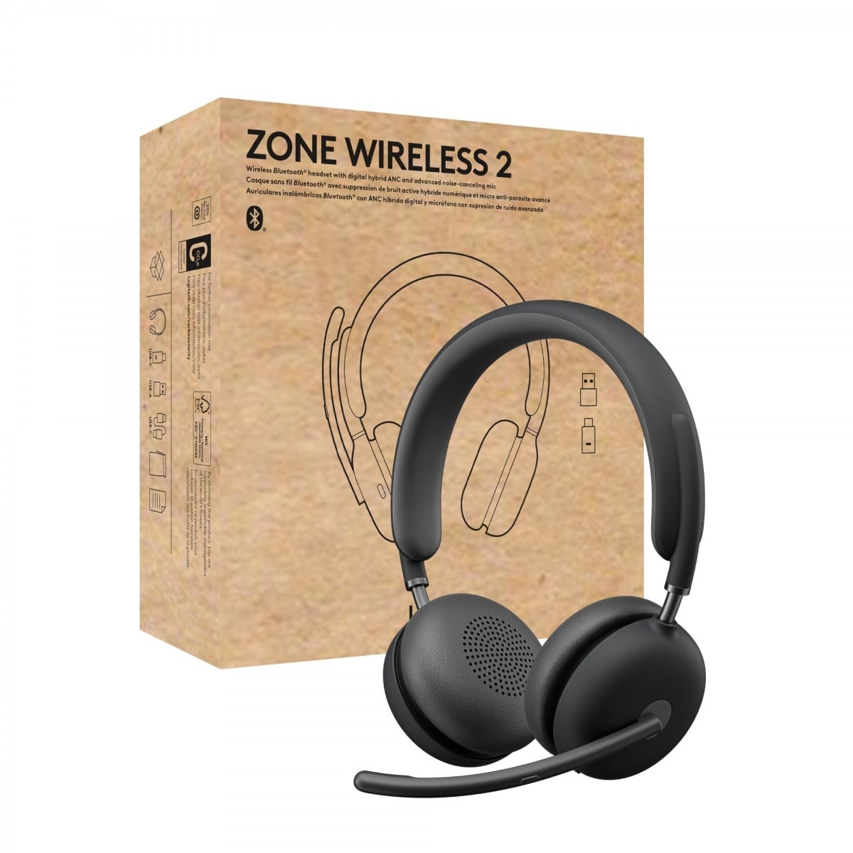 LOGITECH Logitech 981-001152 cuffia e auricolare A Padiglione Ufficio USB tipo-C Bluetooth Grafite - AUDIO E CUFFIE PORTATILI | TecnoCARE.net Sabaudia, Latina, Terracina, San Felice Circeo e Pontinia