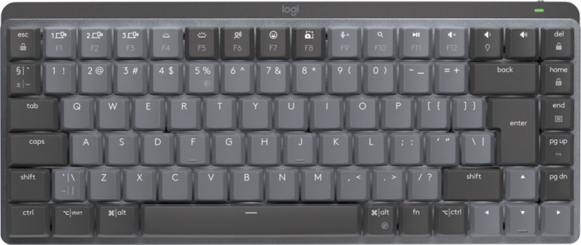 LOGITECH Logitech MX Mechanical Mini tastiera Ufficio RF senza fili + Bluetooth QWERTY US International Grafite - TASTIERE E CONTROLLER | TecnoCARE.net Sabaudia, Latina, Terracina, San Felice Circeo e Pontinia