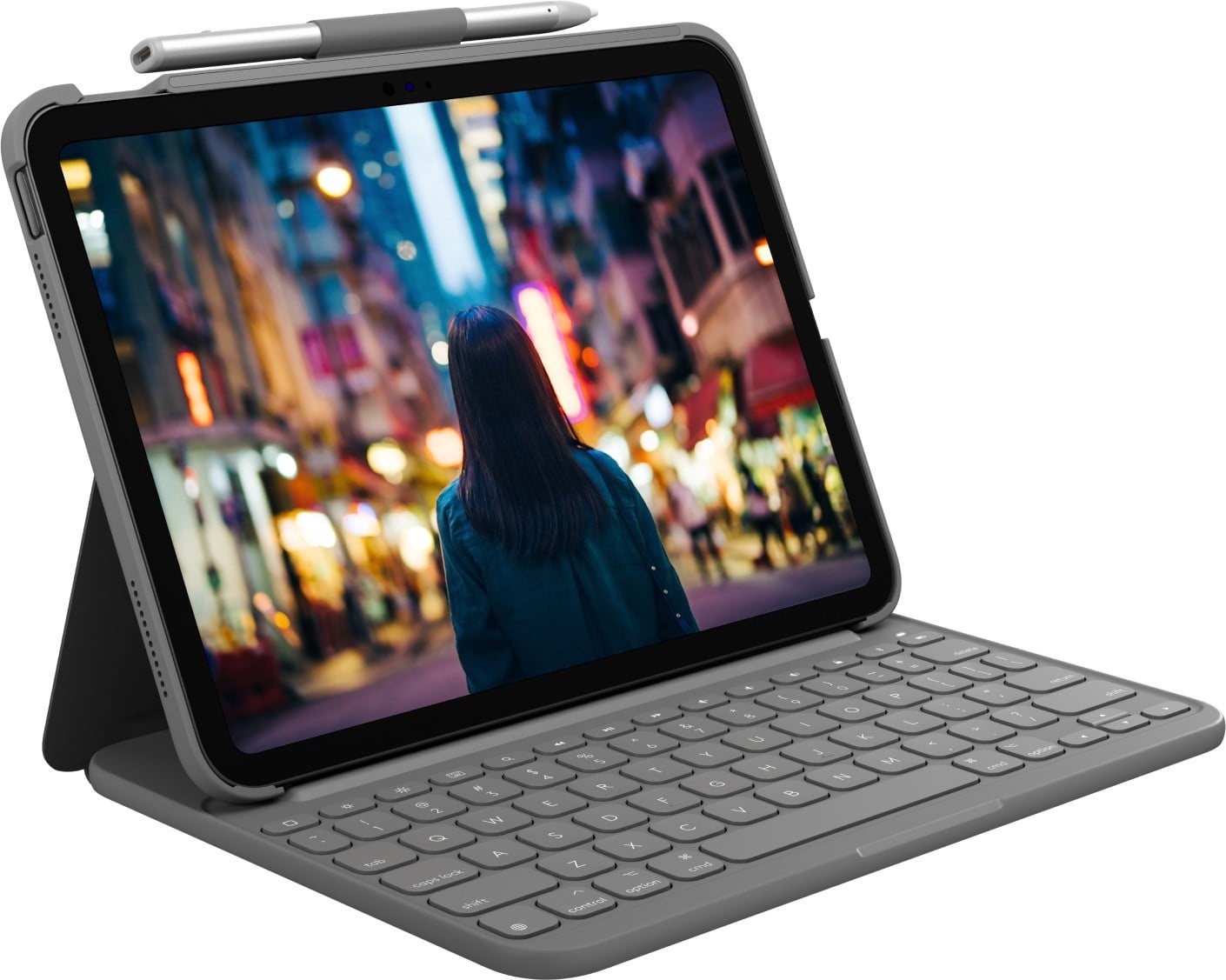 LOGITECH Logitech 920-011429 Slim Folio Tastiera per iPad 10a generazione Grigio - TASTIERE E CONTROLLER | TecnoCARE.net Sabaudia, Latina, Terracina, San Felice Circeo e Pontinia