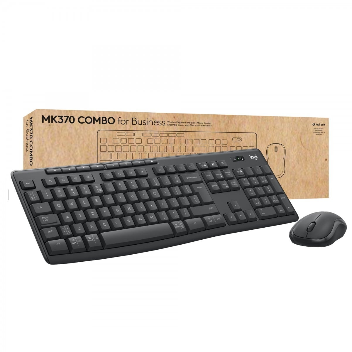 LOGITECH Logitech 920-012077 tastiera Mouse incluso Ufficio Bluetooth QWERTY US International Grafite - TASTIERE E CONTROLLER | TecnoCARE.net Sabaudia, Latina, Terracina, San Felice Circeo e Pontinia