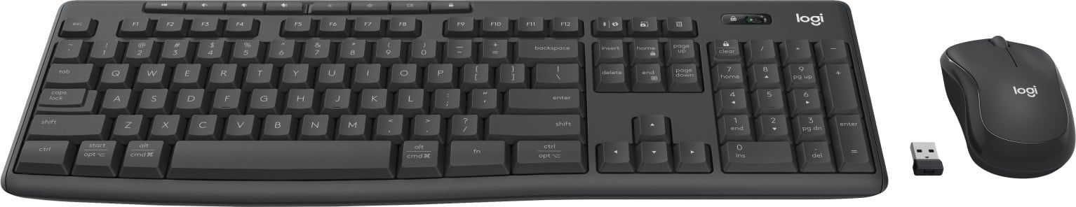 LOGITECH Logitech 920-012072 tastiera Mouse incluso Ufficio Bluetooth QWERTY Nordic Grafite - TASTIERE E CONTROLLER | TecnoCARE.net Sabaudia, Latina, Terracina, San Felice Circeo e Pontinia