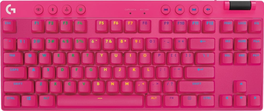 LOGITECH Logitech G PRO X TKL tastiera Gaming RF senza fili + Bluetooth QWERTY US International Magenta - TASTIERE E CONTROLLER | TecnoCARE.net Sabaudia, Latina, Terracina, San Felice Circeo e Pontinia