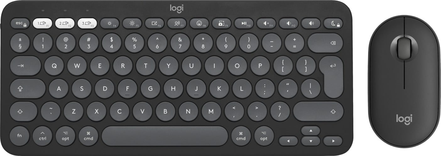 LOGITECH Logitech 920-012244 tastiera Mouse incluso Universale RF senza fili + Bluetooth QWERTY US International Grafite - TASTIERE E CONTROLLER | TecnoCARE.net Sabaudia, Latina, Terracina, San Felice Circeo e Pontinia