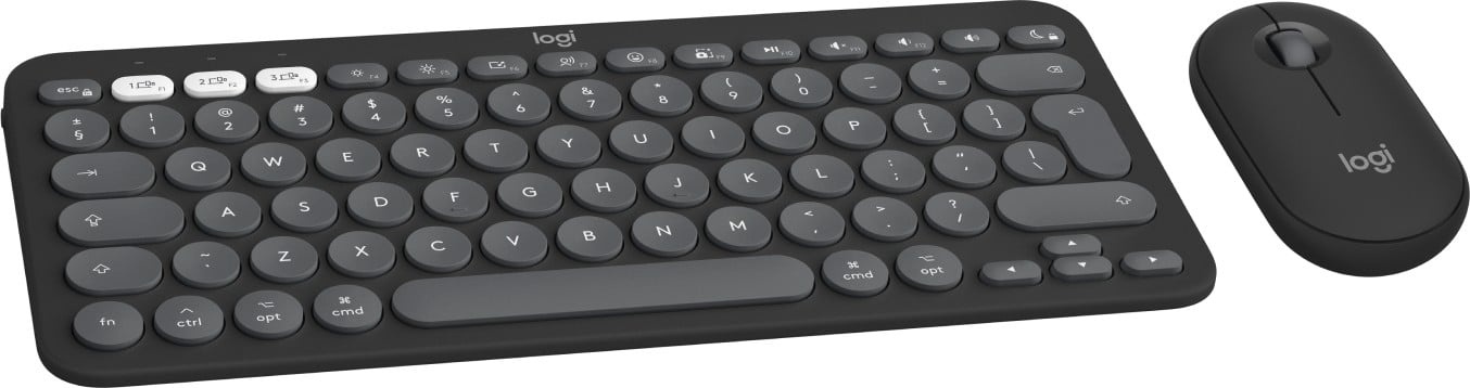 LOGITECH Logitech 920-012244 tastiera Mouse incluso Universale RF senza fili + Bluetooth QWERTY US International Grafite - TASTIERE E CONTROLLER | TecnoCARE.net Sabaudia, Latina, Terracina, San Felice Circeo e Pontinia