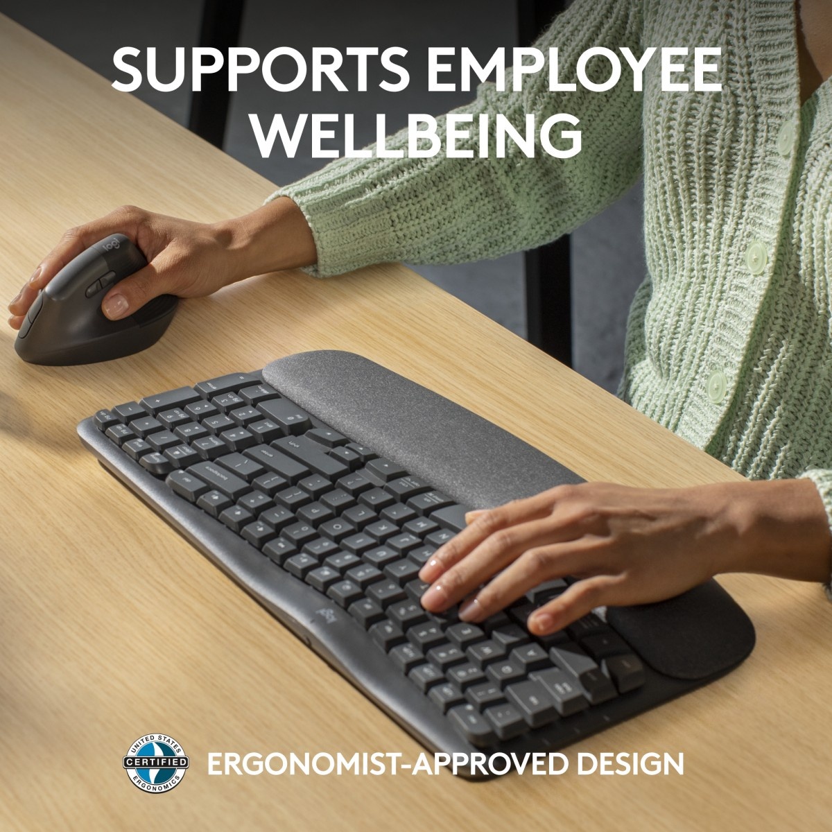 LOGITECH Logitech 920-012334 Wave Keys Tastiera Wireless per Aziende Grafite - TASTIERE E CONTROLLER | TecnoCARE.net Sabaudia, Latina, Terracina, San Felice Circeo e Pontinia