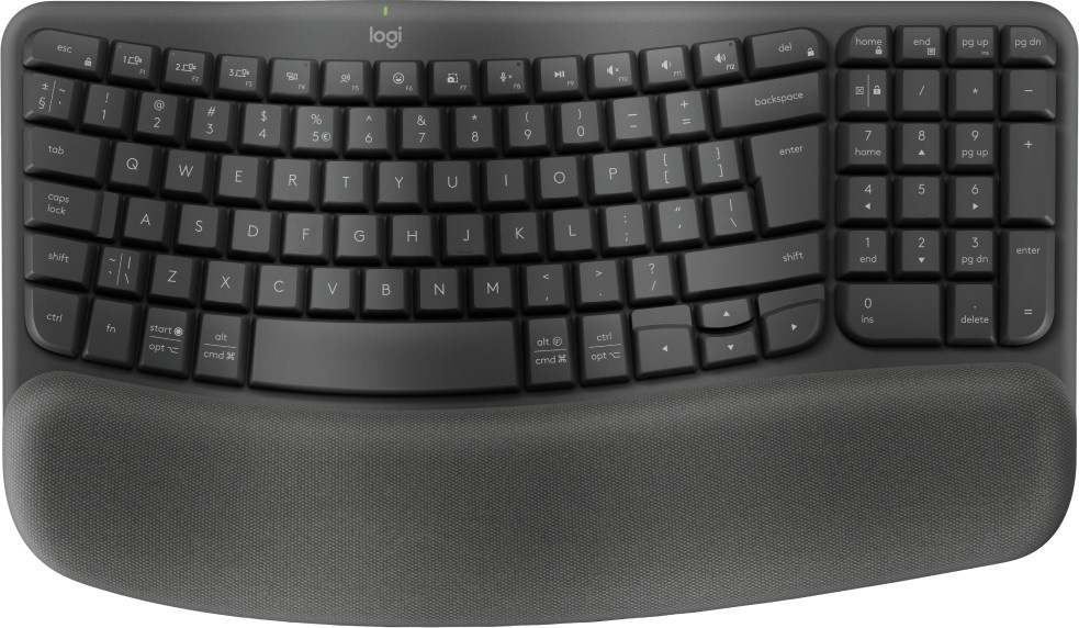 LOGITECH Logitech ERGO Wave Keys tastiera Ufficio RF senza fili + Bluetooth QWERTY US International Grafite - TASTIERE E CONTROLLER | TecnoCARE.net Sabaudia, Latina, Terracina, San Felice Circeo e Pontinia