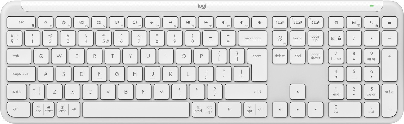 LOGITECH Logitech 920-012466 Signature Slim K950 Tastiera Wireless Bianco sporco - TASTIERE E CONTROLLER | TecnoCARE.net Sabaudia, Latina, Terracina, San Felice Circeo e Pontinia