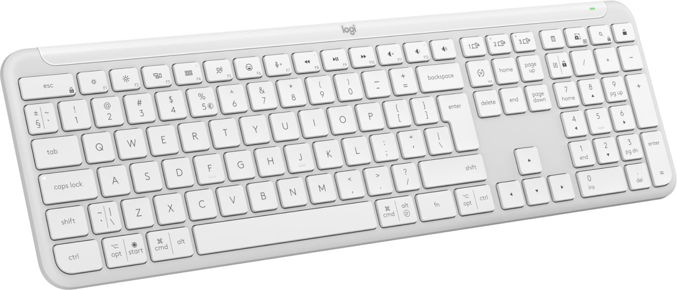LOGITECH Logitech 920-012466 Signature Slim K950 Tastiera Wireless Bianco sporco - TASTIERE E CONTROLLER | TecnoCARE.net Sabaudia, Latina, Terracina, San Felice Circeo e Pontinia