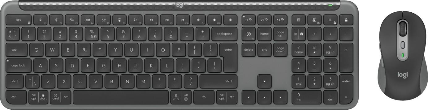 LOGITECH Logitech 920-012490 Signature Slim MK950 Combo Wireless Grafite - TASTIERE E CONTROLLER | TecnoCARE.net Sabaudia, Latina, Terracina, San Felice Circeo e Pontinia