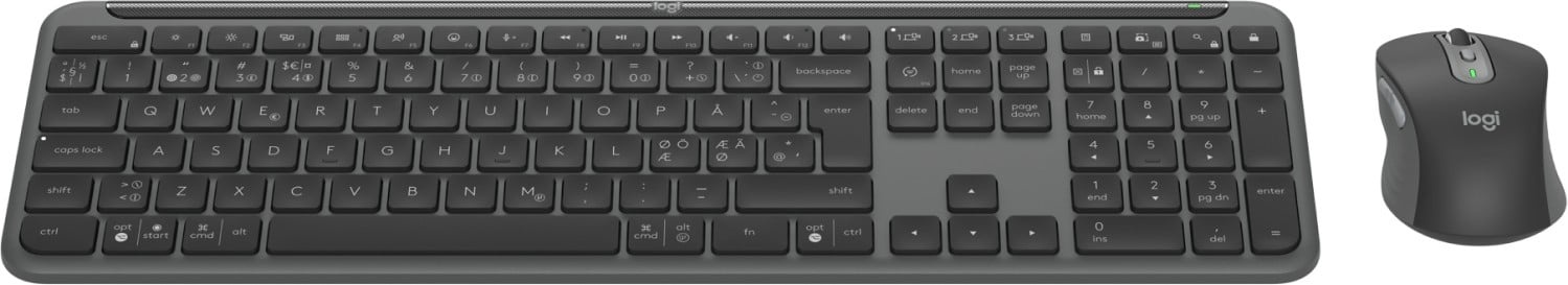 LOGITECH Logitech MK950 tastiera Mouse incluso Ufficio RF senza fili + Bluetooth QWERTY Nordic Grafite - TASTIERE E CONTROLLER | TecnoCARE.net Sabaudia, Latina, Terracina, San Felice Circeo e Pontinia