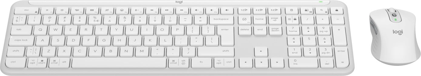 LOGITECH Logitech 920-012491 tastiera Mouse incluso Ufficio RF senza fili + Bluetooth QWERTY US International Bianco - TASTIERE E CONTROLLER | TecnoCARE.net Sabaudia, Latina, Terracina, San Felice Circeo e Pontinia