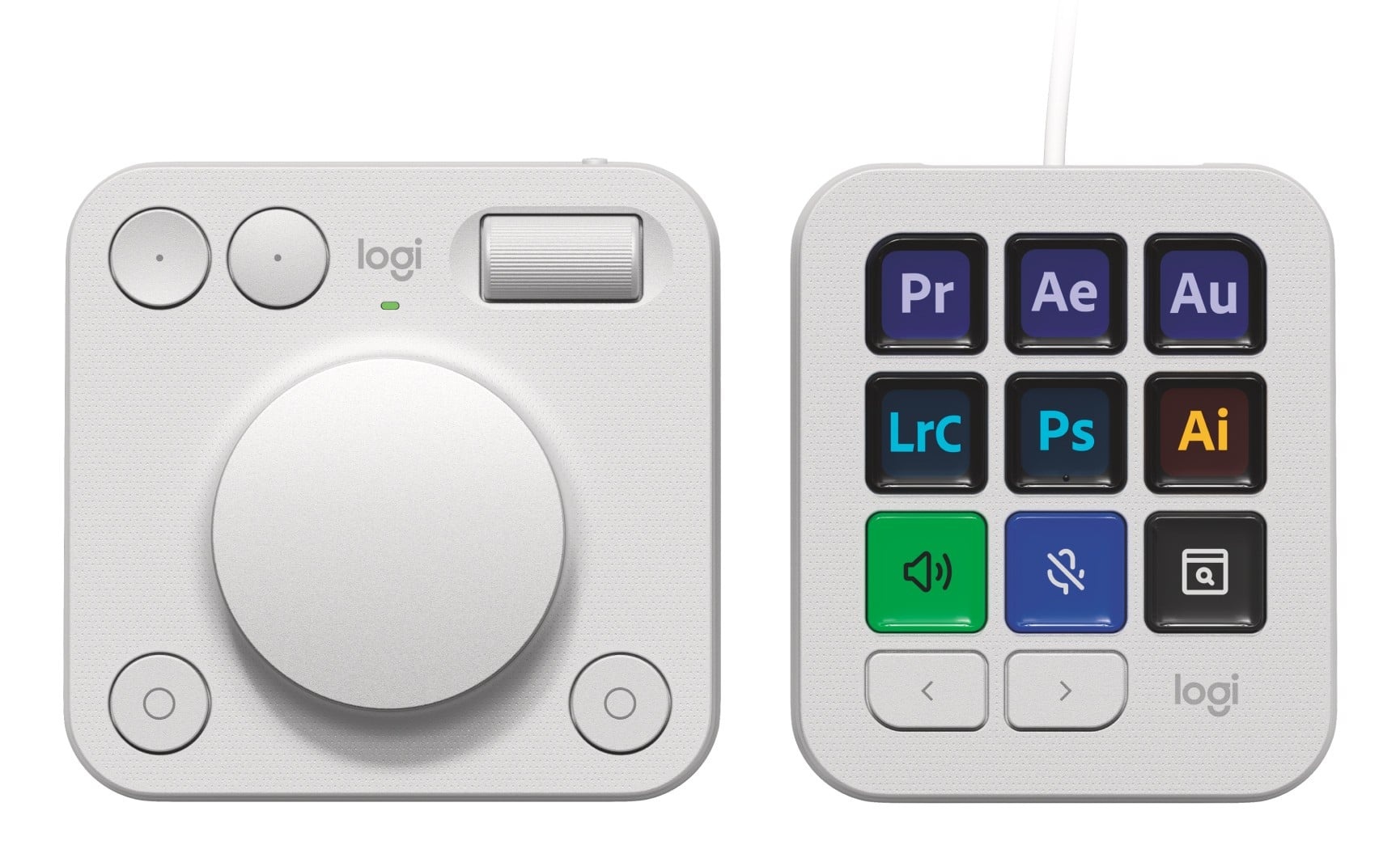 LOGITECH Logitech 920-012932 MX Creative Console Grigio Chiaro - TASTIERE E CONTROLLER | TecnoCARE.net Sabaudia, Latina, Terracina, San Felice Circeo e Pontinia