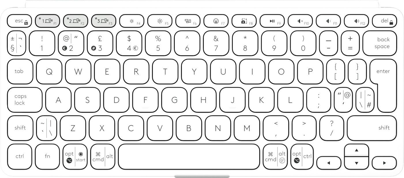LOGITECH Logitech 920-012985 Keys-To-Go 2 Tastiera Grigio Chiaro - TASTIERE E CONTROLLER | TecnoCARE.net Sabaudia, Latina, Terracina, San Felice Circeo e Pontinia