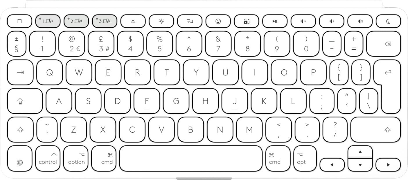 LOGITECH Logitech 920-013018 tastiera Universale Bluetooth QWERTY US International Bianco - TASTIERE E CONTROLLER | TecnoCARE.net Sabaudia, Latina, Terracina, San Felice Circeo e Pontinia