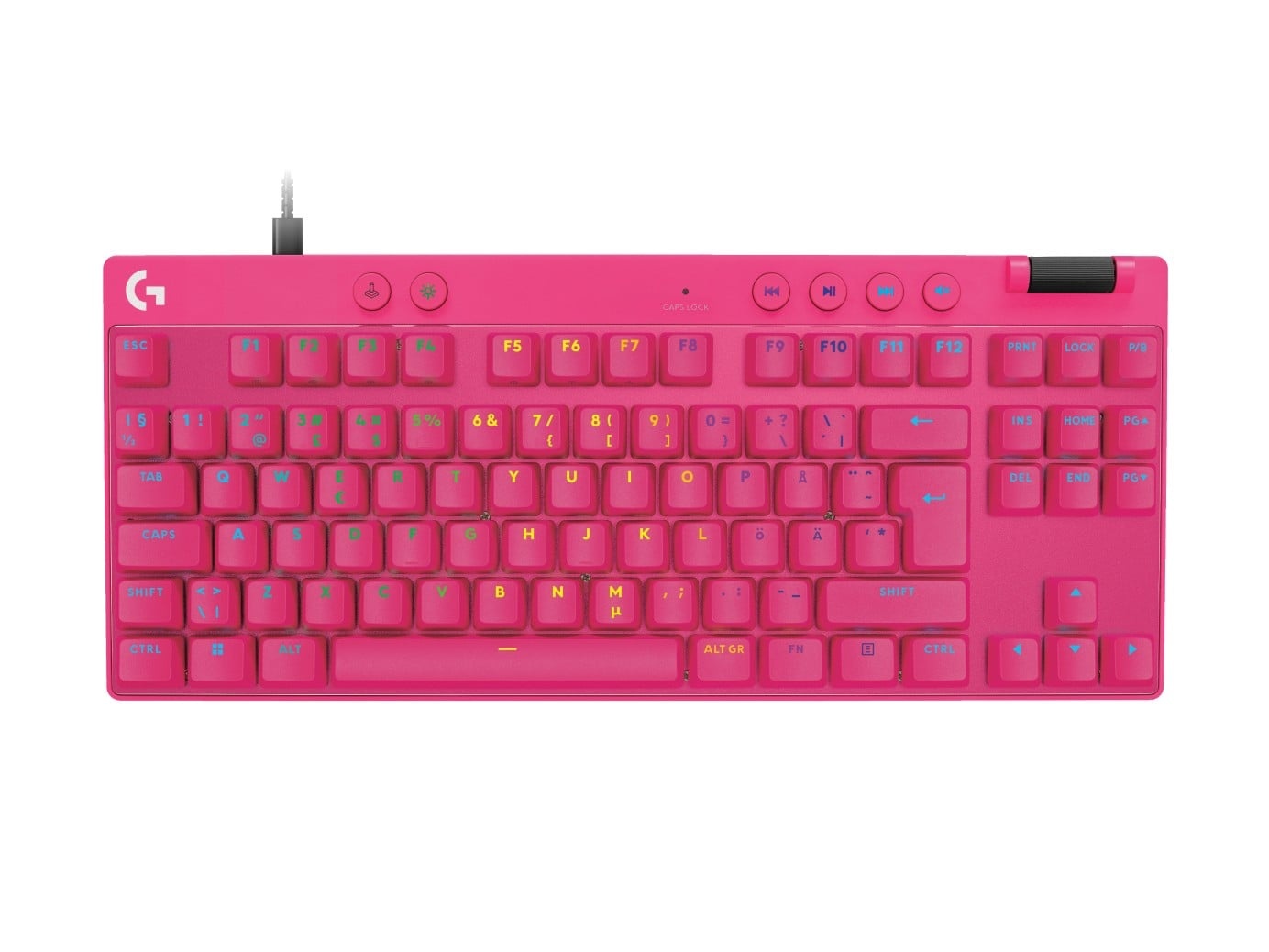 LOGITECH Logitech 920-013251 G Pro X TKL Rapid Tastiera da gioco Magenta - TASTIERE E CONTROLLER | TecnoCARE.net Sabaudia, Latina, Terracina, San Felice Circeo e Pontinia
