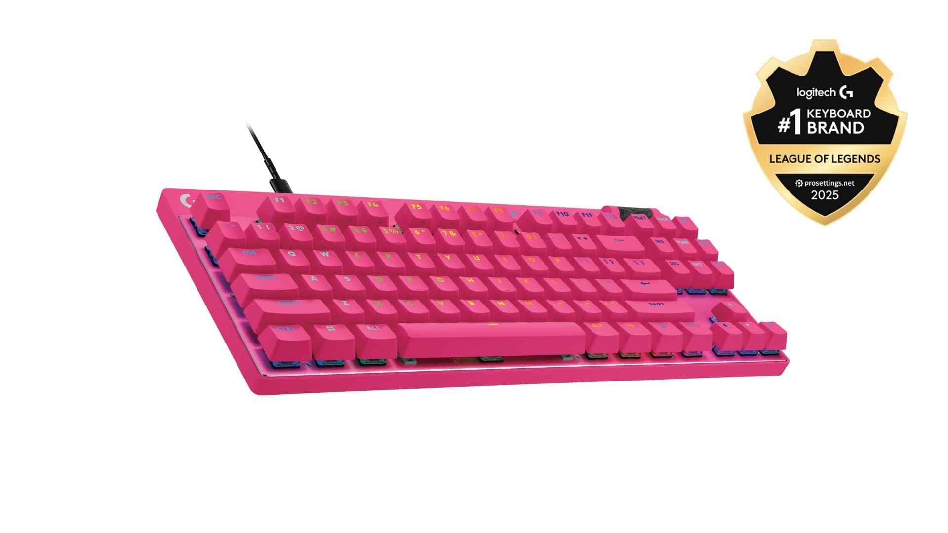 LOGITECH Logitech 920-013251 G Pro X TKL Rapid Tastiera da gioco Magenta - TASTIERE E CONTROLLER | TecnoCARE.net Sabaudia, Latina, Terracina, San Felice Circeo e Pontinia