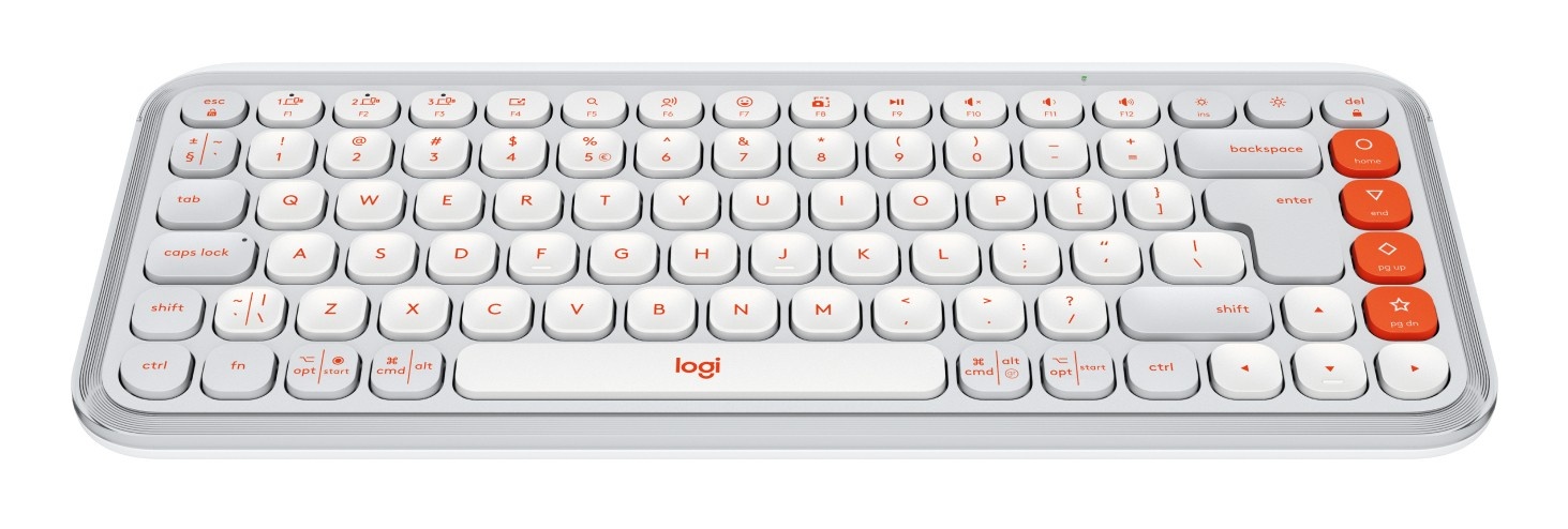 LOGITECH Logitech 920-013072 tastiera Universale Bluetooth QWERTY US International Arancione, Bianco - TASTIERE E CONTROLLER | TecnoCARE.net Sabaudia, Latina, Terracina, San Felice Circeo e Pontinia