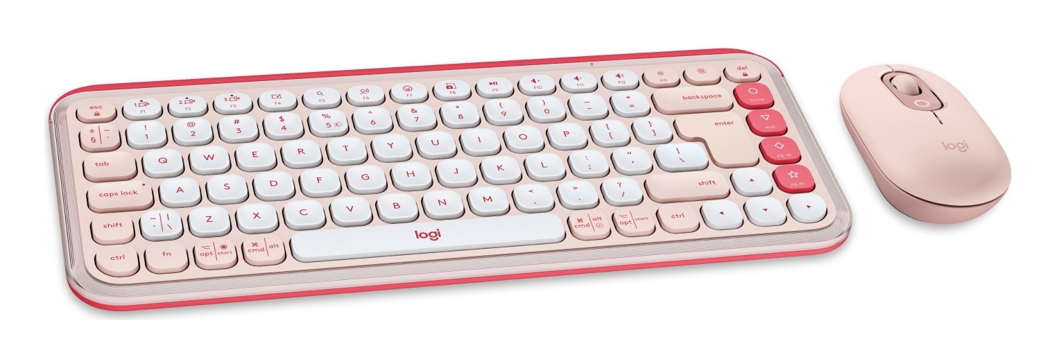 LOGITECH Logitech 920-013142 POP Icon Combo Mouse e Tastiera Rosa - TASTIERE E CONTROLLER | TecnoCARE.net Sabaudia, Latina, Terracina, San Felice Circeo e Pontinia